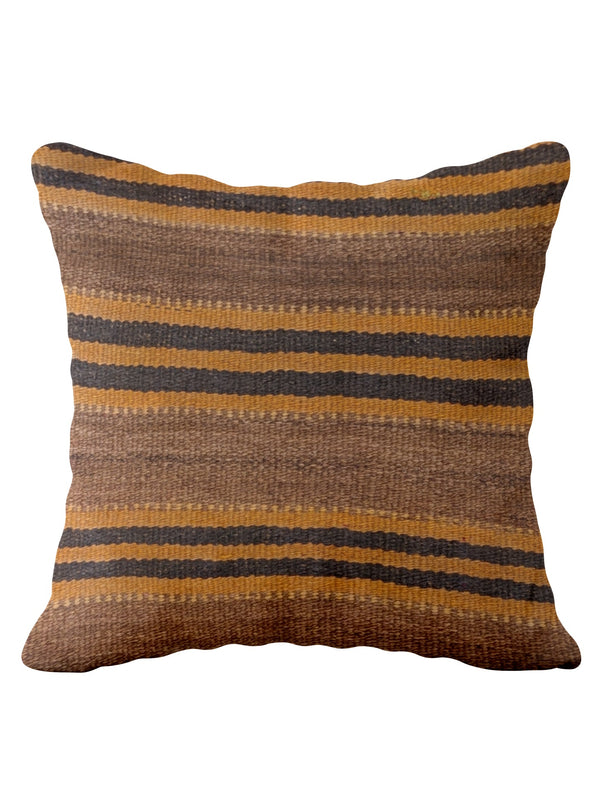 Turkish Kilim Vintage Cushion Cover - 40 x 40 cm