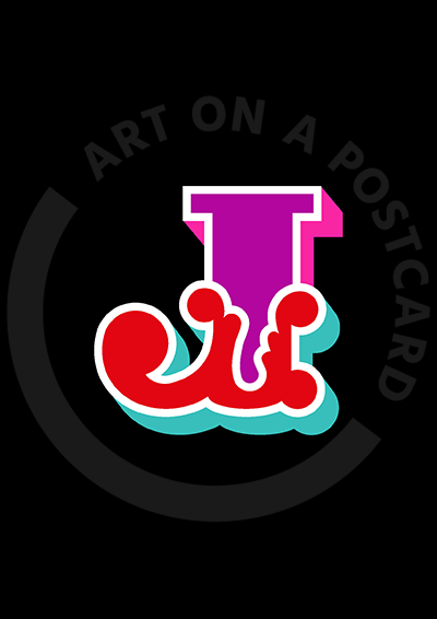 Ben Eine - Circus Font Letters, Unsigned 'J'