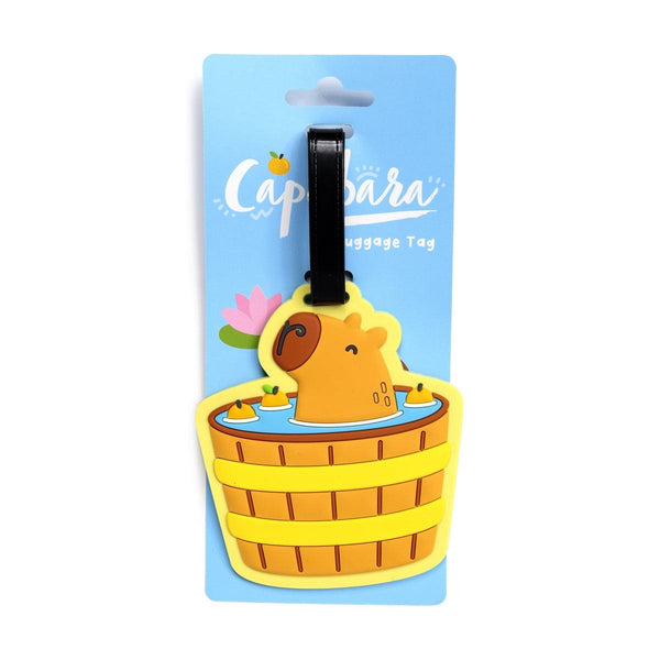 Capybara PVC Luggage Tag