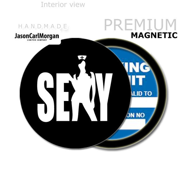 Sexy 90mm Magnetic Parking Permit Windscreen Disc Holder