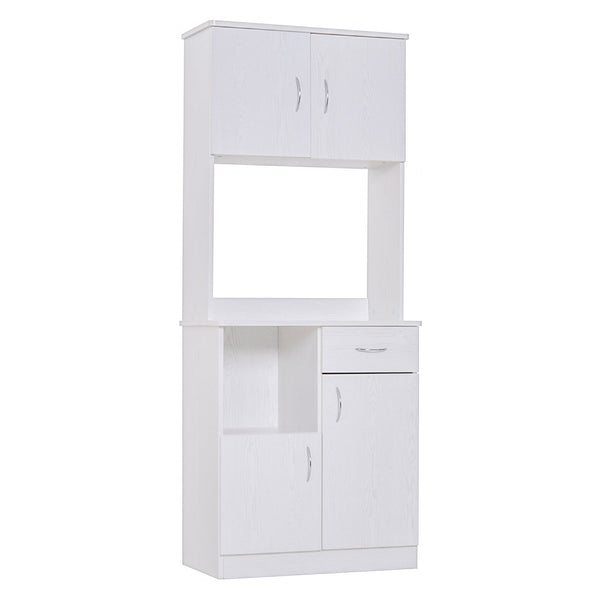 Kitchen Cupboard with Doors Cabinet Shelves Drawer Open Countertop Storage Cabinet for Living Room