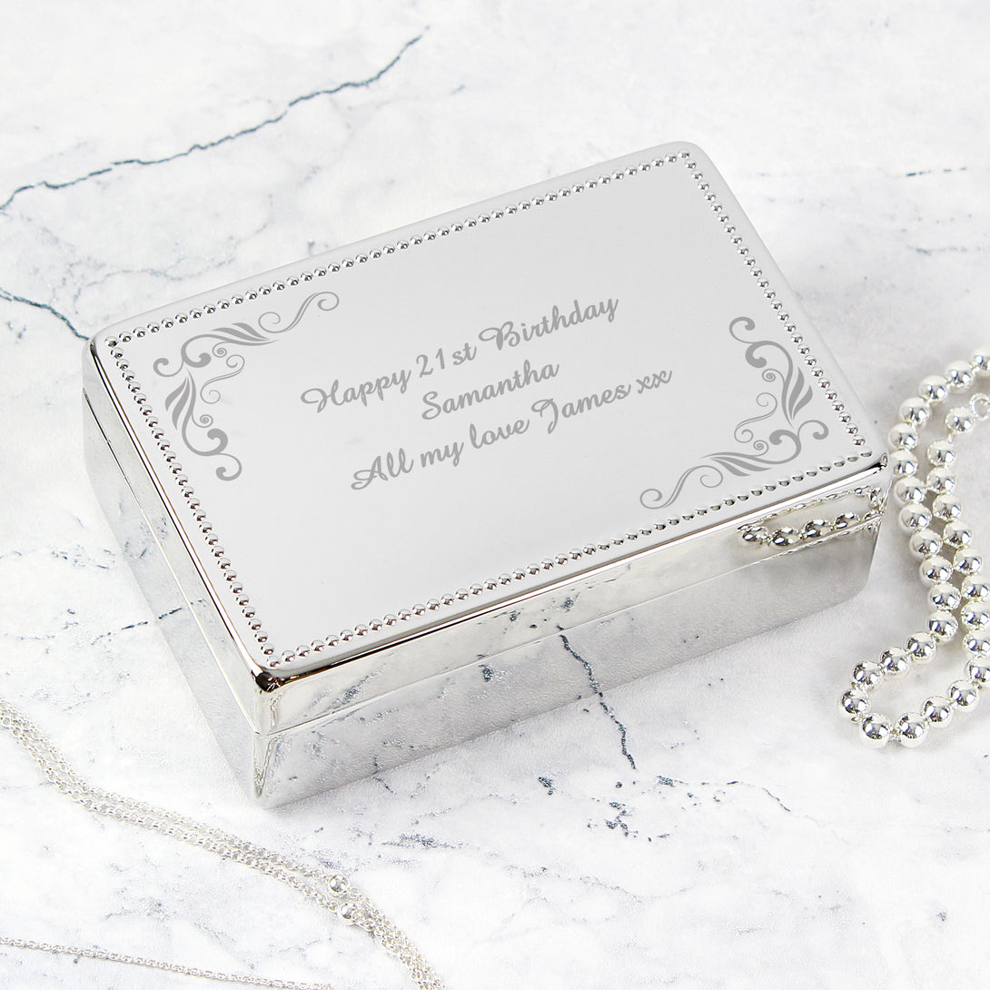 Trinket, Jewellery & Keepsake Boxes