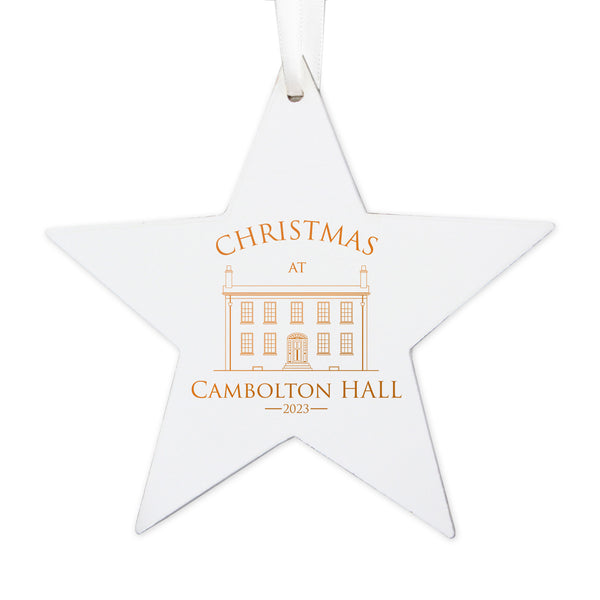 Bespoke Design Wooden Star Decoration