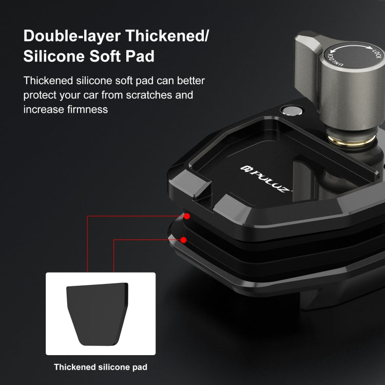 PULUZ Motorcycle Windshield Action Camera Mount Clip for GoPro Hero12 Black / DJI Osmo Action 4 / Insta360 X4 / Ace Pro and Other Action Cameras, Windshield Clip I