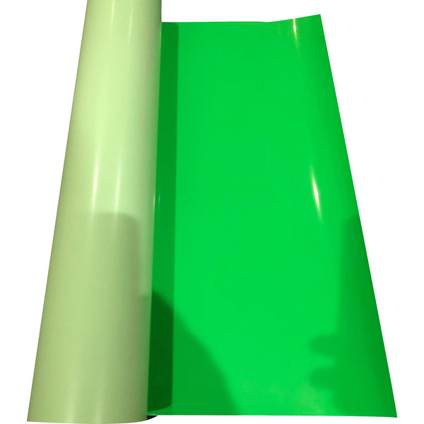 HTV Iron On Vinyl Roll 500mm Wide, Neon Green