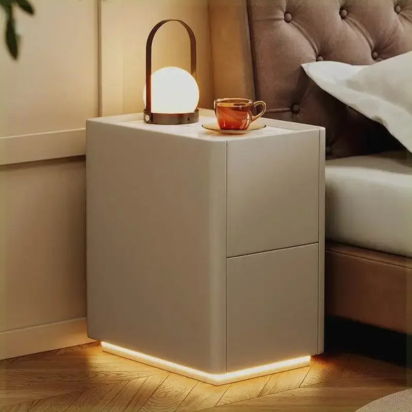Solid Wood Rustic Nightstand