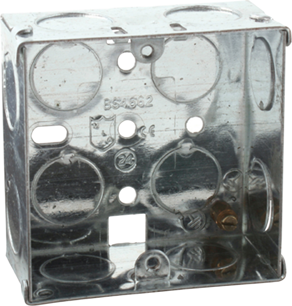 Knightsbridge GSK35 1G 35MM Galvanised Steel Box