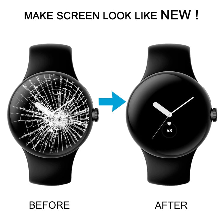 AMOLED LCD Screen With Digitizer Full Assembly For Google Pixel Watch 2022 GQF4C/GBZ4S/GWT9R 41mm, For Google Pixel Watch 2022 41mm