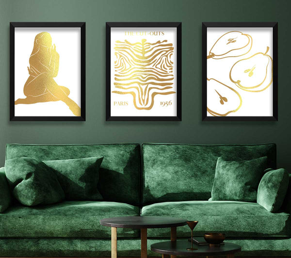 Matisse Cut Outs White and Gold