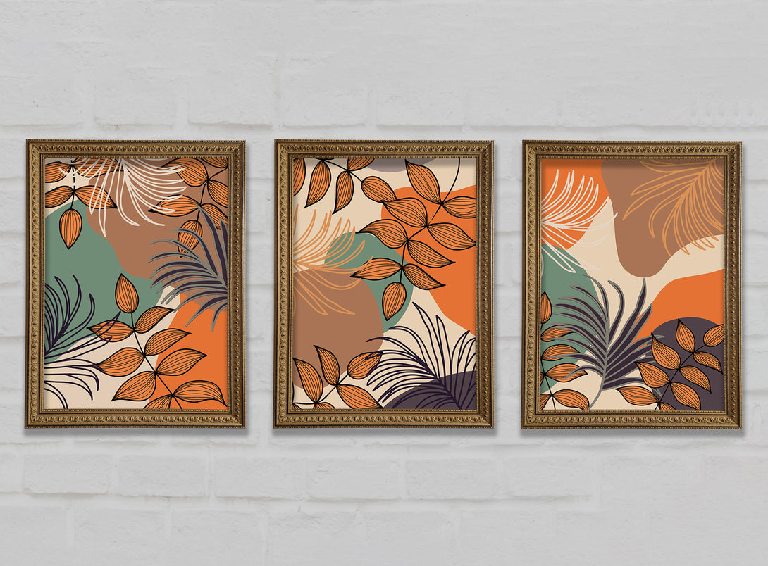 Autumn Bloom Flowers WallartDirect