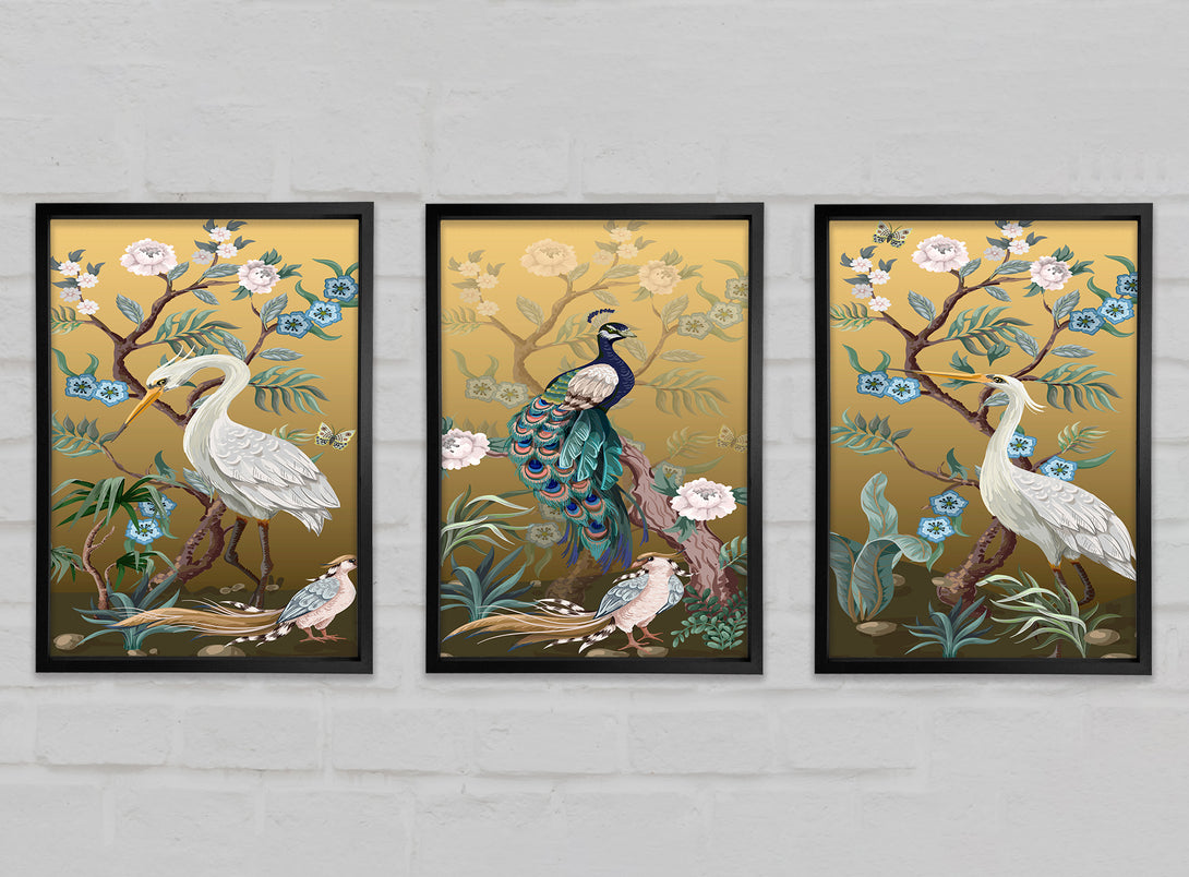 The Golden Birds WallartDirect
