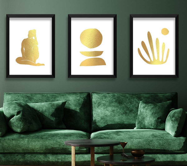 Moderne Kunst Pose Weiß