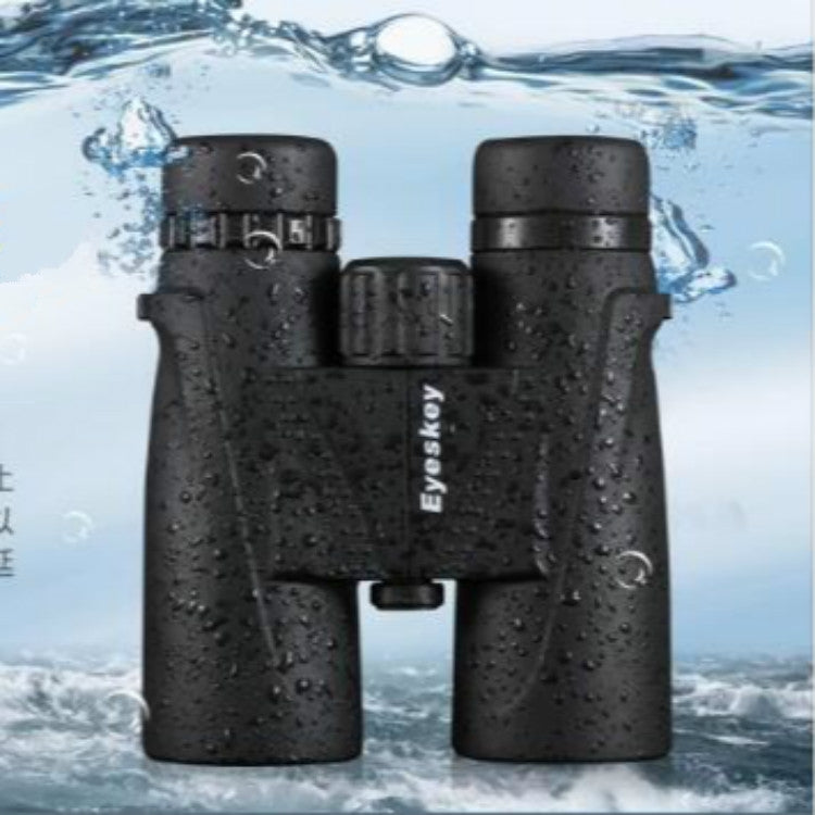 Eyeskey High-definition HD Telescope Night Vision Non-infrared Nitrogen-filled Waterproof Pocket Binoculars, 8X42, 10X42