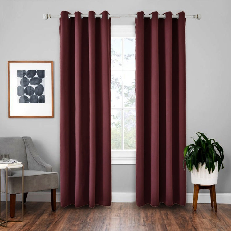 High-precision Curtain Shade Cloth Insulation Solid Curtain, 140x175, 42x63 Inch（107x160CM）, 140×240, 52×63 Inch（132×160CM）