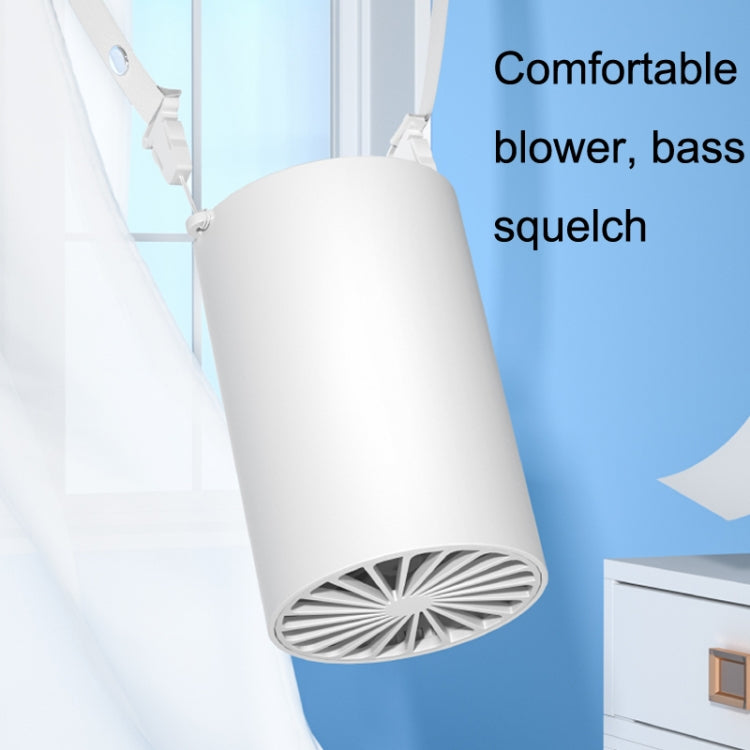 N1 Mini Portable USB Leafless Hanging Neck Fan, Mini Fan White