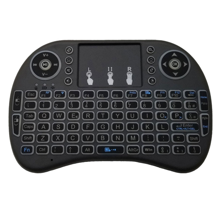Support Language: Italy i8 Air Mouse Wireless Backlight Keyboard with Touchpad for Android TV Box & Smart TV & PC Tablet & Xbox360 & PS3 & HTPC/IPTV, Italy