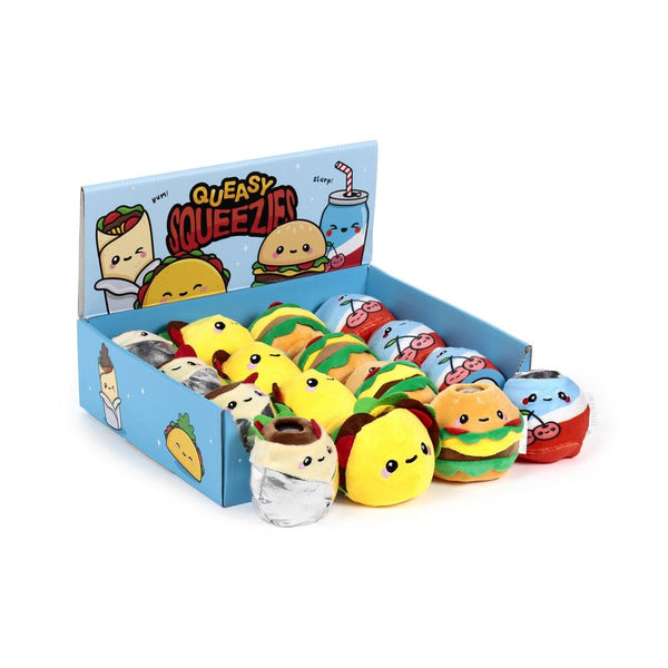 Foodiemals Queasy Squeezies Plush Squeezy Toy 7cm - Assorted