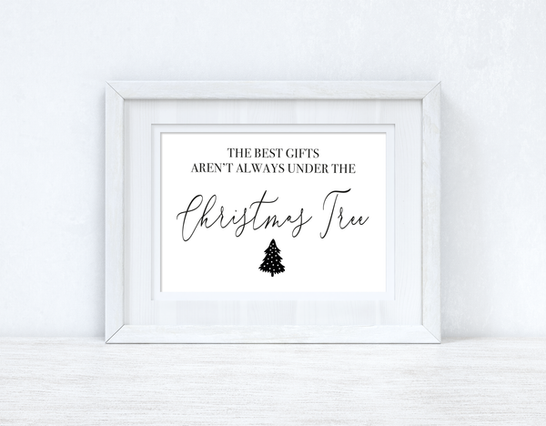 The Best Gifts Winter Christmas Seasonal Wall Home Decor Print