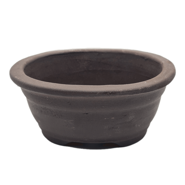 Unglazed Bonsai Pot | Oval | 16cm x 12cm x 5cm