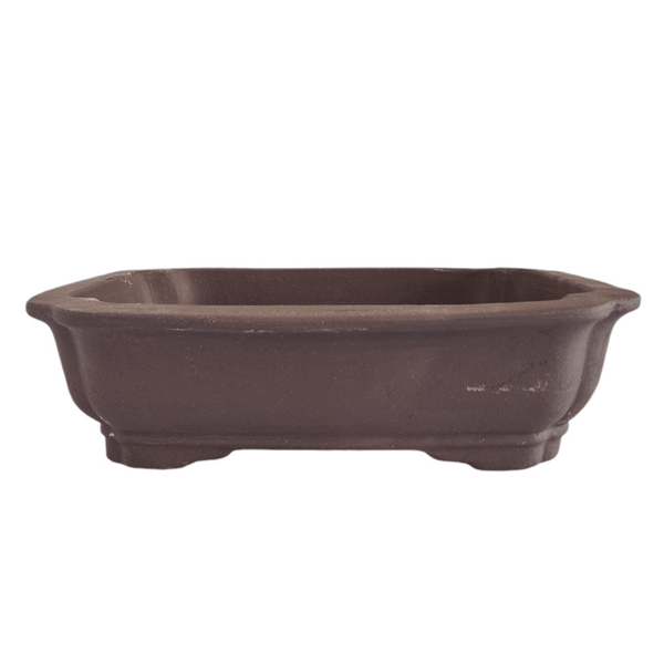 Unglazed Bonsai Pot Rectangle | 26cm x 20cm x 6cm | YB1127