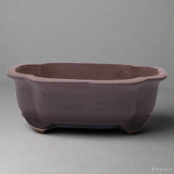 Unglazed Bonsai Pot Rectangle | 26cm x 21cm x 7cm | YB1128