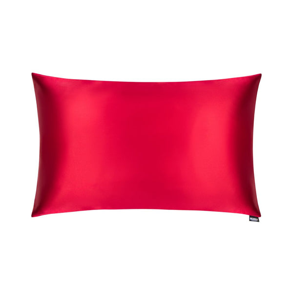 Red Wine Silk Pillowcase - Standard