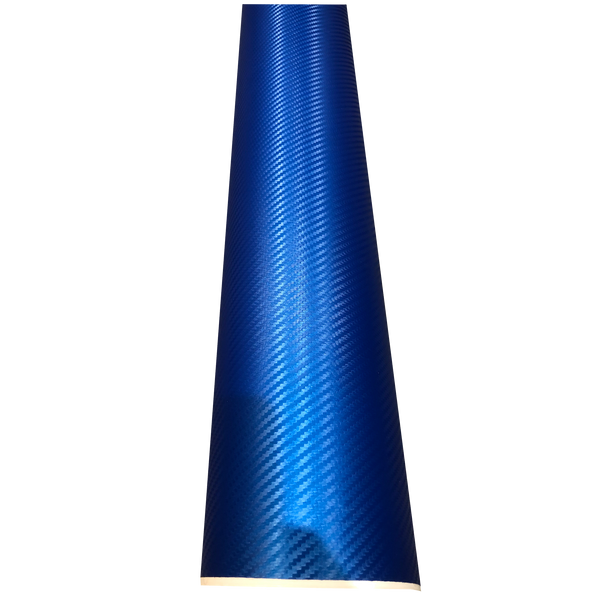 Blue Carbon Fibre Vinyl Roll 700mm Wide