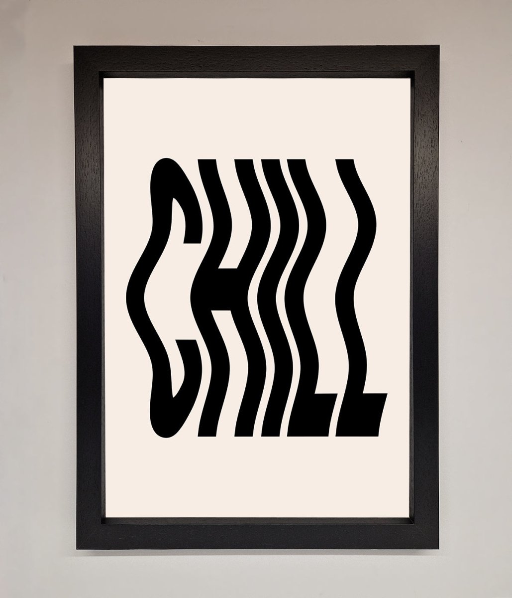 Chill Beige Framed Poster - Zestio