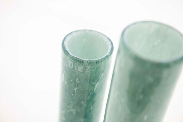 CYLINDER Vase - GREEN WHITE Colour by DutZ