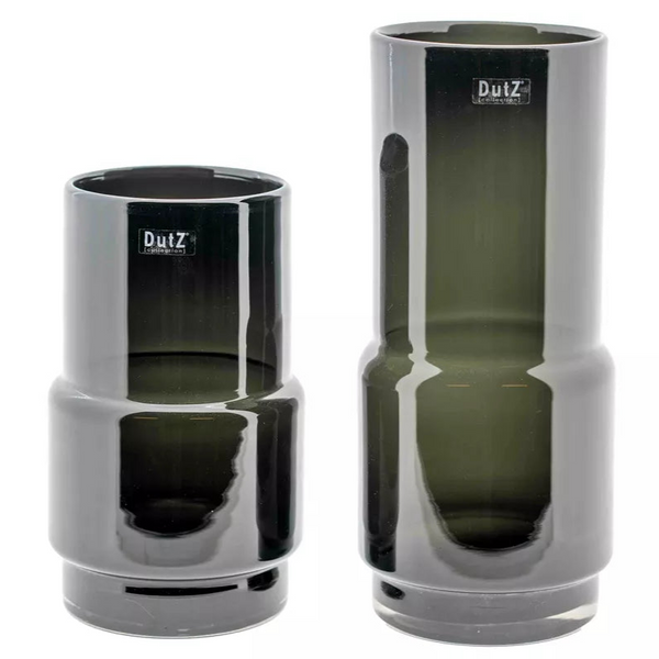 Glass Vase FENN - SMOKE