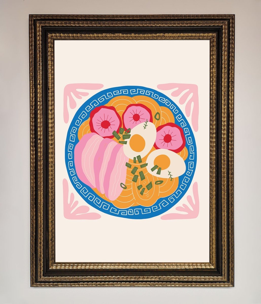 Greek Breakfast Framed Poster - Zestio