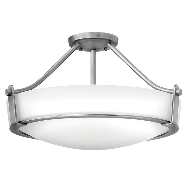 Elstead - HK/HATHAWAY/SFMN Hathaway 2 Light Medium Semi-flush - Antique Nickel