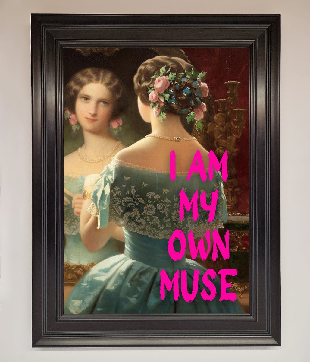 I Am My Muse Framed Print - Zestio