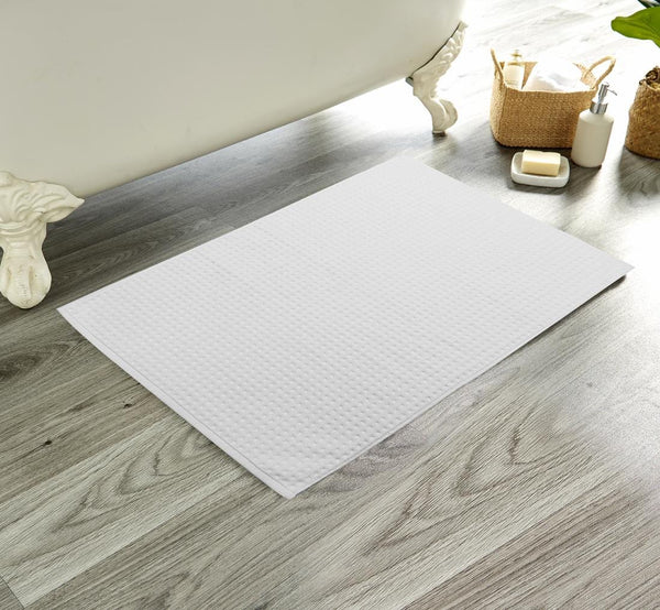 Luxe Ultra-Soft Deep Cotton Pile Bathmats Handcrafted Eco-Friendly Absorbent Quick-Drying Premium Cotton Rug for Bathroom Decor by OLIVIA ROCCO