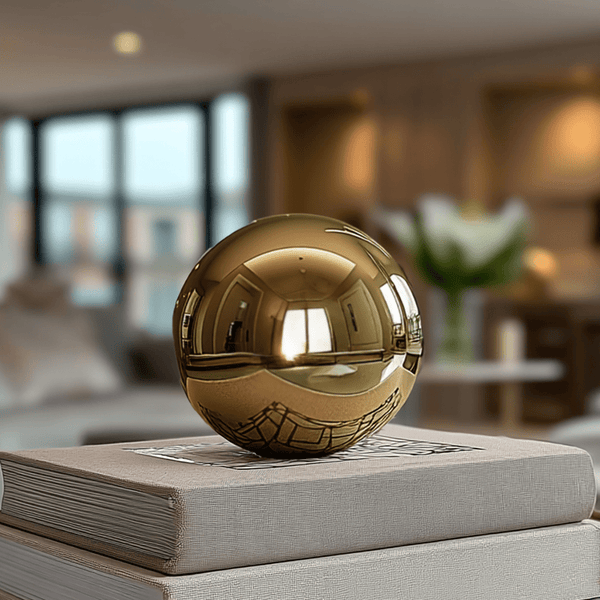 Maru Decorative Gold Ball Ornament