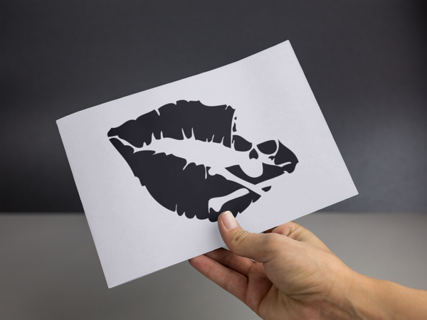 Skull Lips Sticker