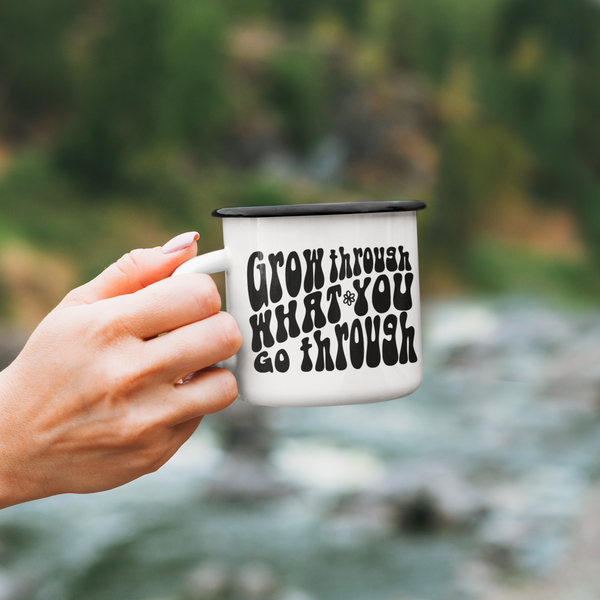 Grow Through What You Go Through Boho Mug