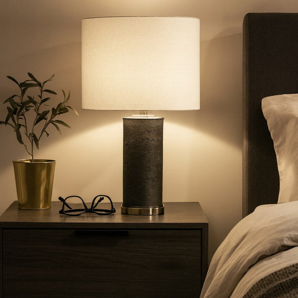Marcelline Grey Table Lamp
