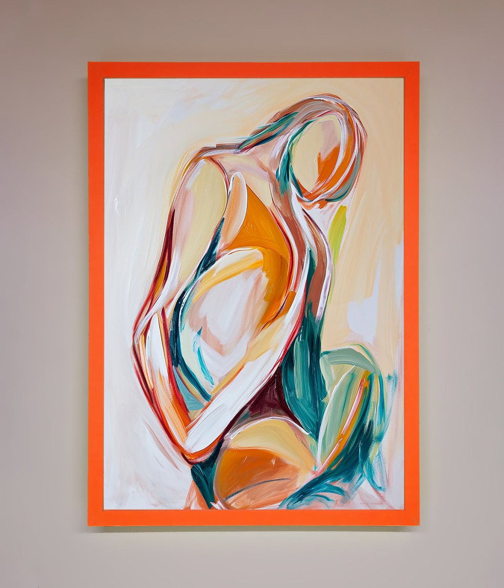Pain Stroke Embrace Framed Poster - Zestio