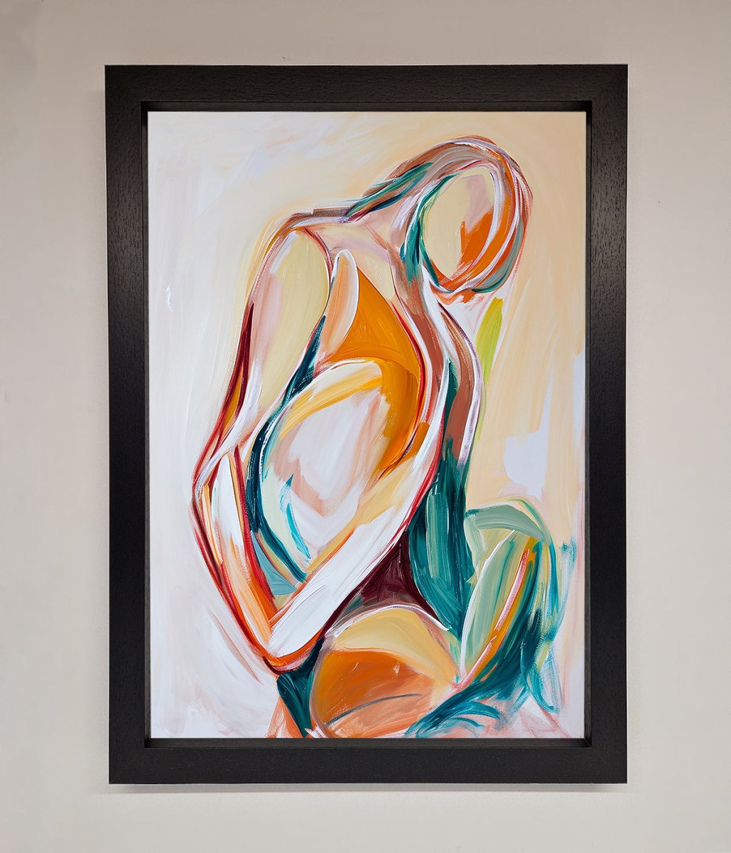 Pain Stroke Embrace Framed Poster - Zestio