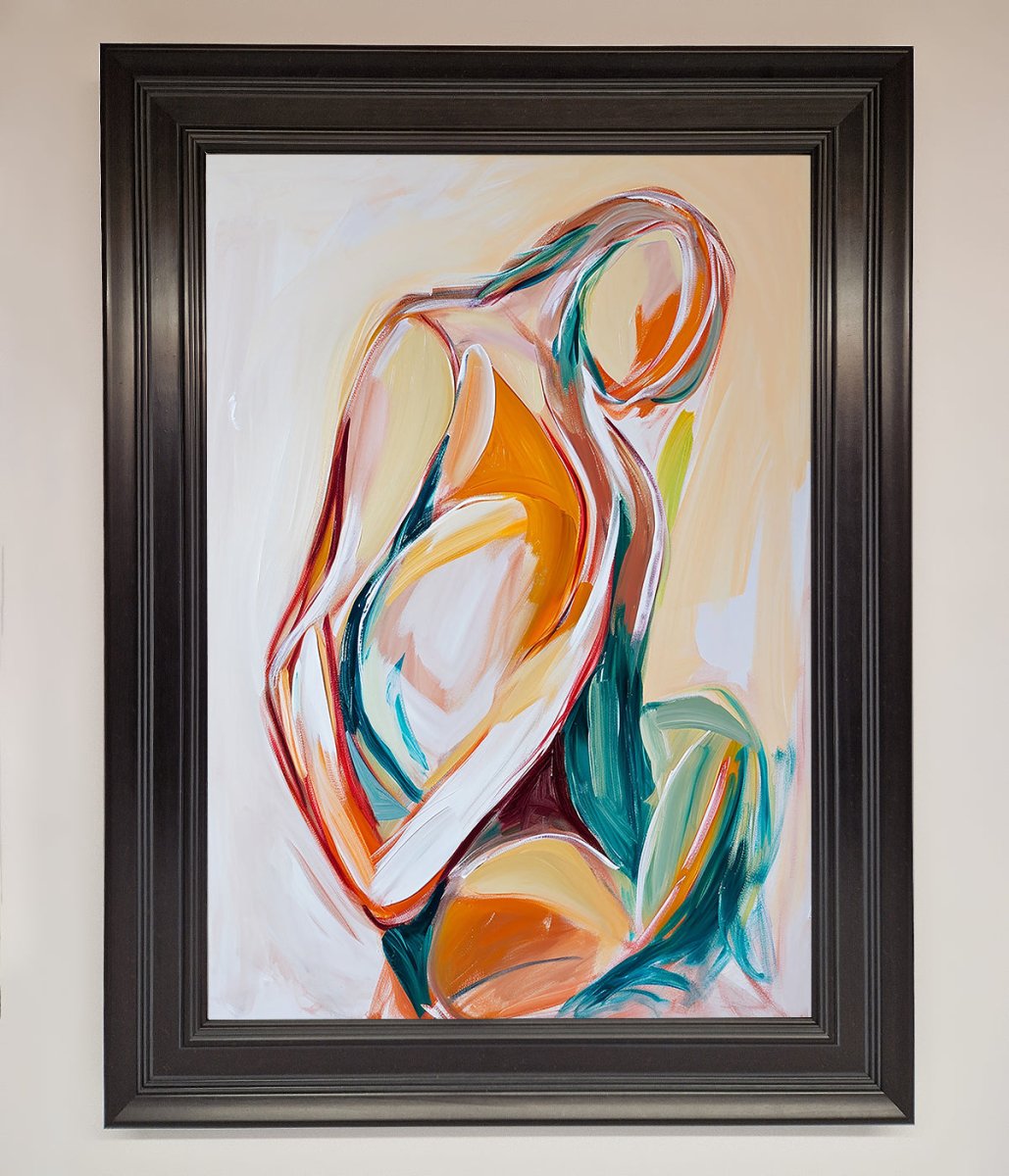Pain Stroke Embrace Framed Poster - Zestio