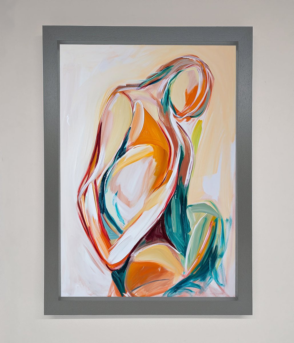 Pain Stroke Embrace Framed Poster - Zestio