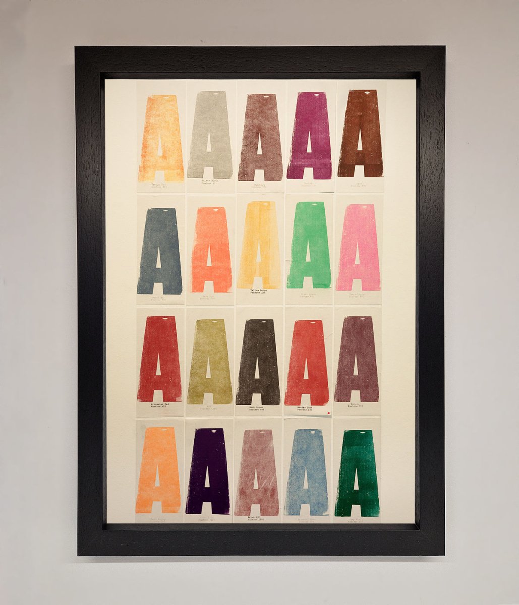 Pantone A Framed Poster - Zestio