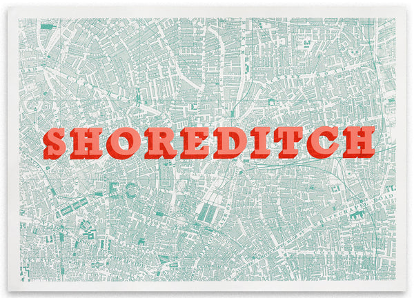 Planet Patrol - Map of Shoreditch
