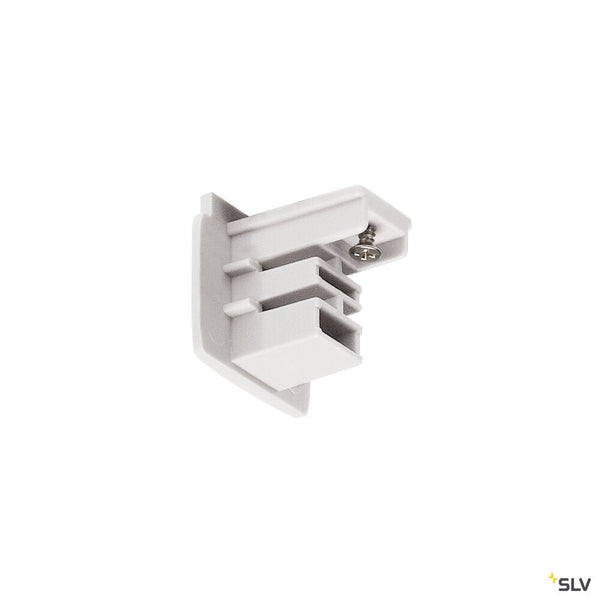 SLV 1001380 - END CAP, for S-TRACK 240V 3-circuit surface-mounted track, traffic white