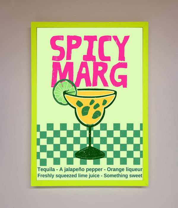 Spicy Marg Framed Poster - Zestio