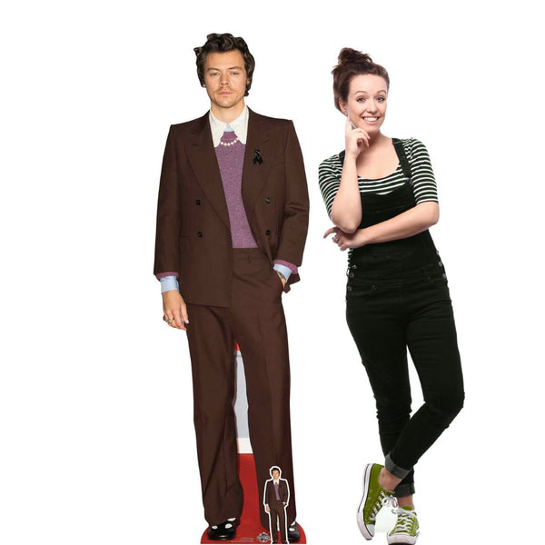 CS836 Harry Styles Height 183cm Lifesize Cardboard Cut Out With Mini