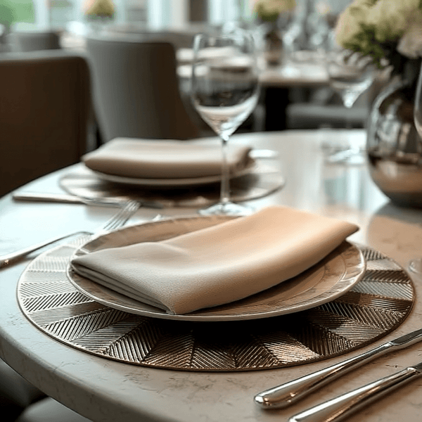 Sunburst Gold Round Placemat