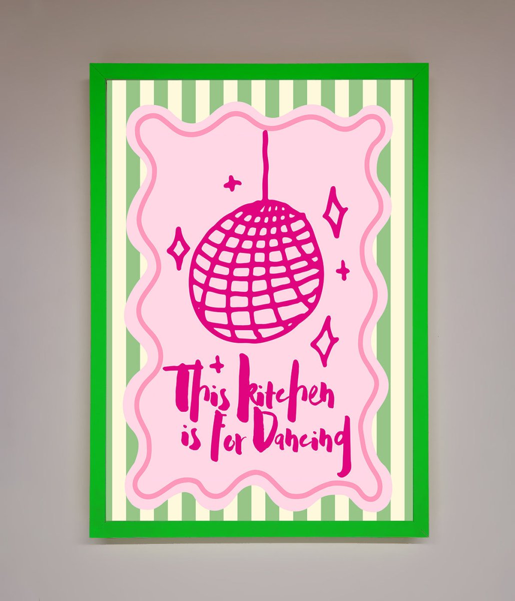 This Kitchen Is For Dancing Framed Wall Art - Zestio