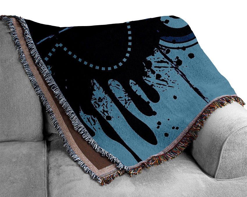 Melting Circles Woven Blanket